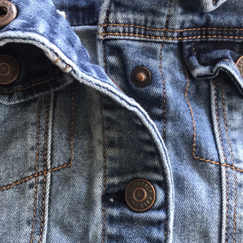 Cat & Jack Jean Vest (size M) - Picture 2 of 4